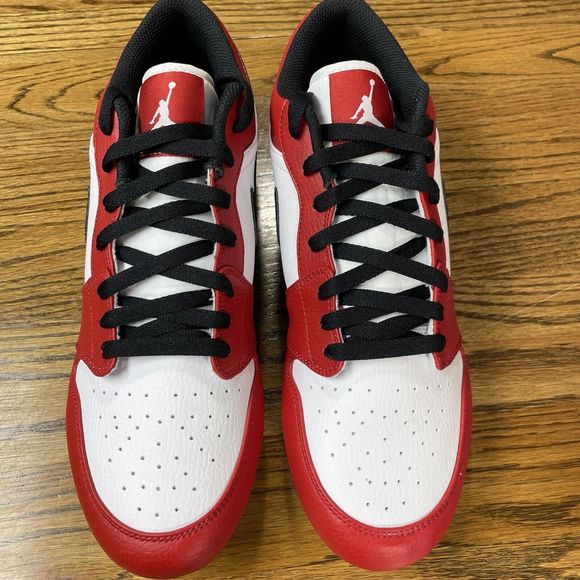 Air Jordan 1 Low TD Vapor Edge Chicago Football Cleat Men Size 8 9 9.5 11 12 13 main image 6